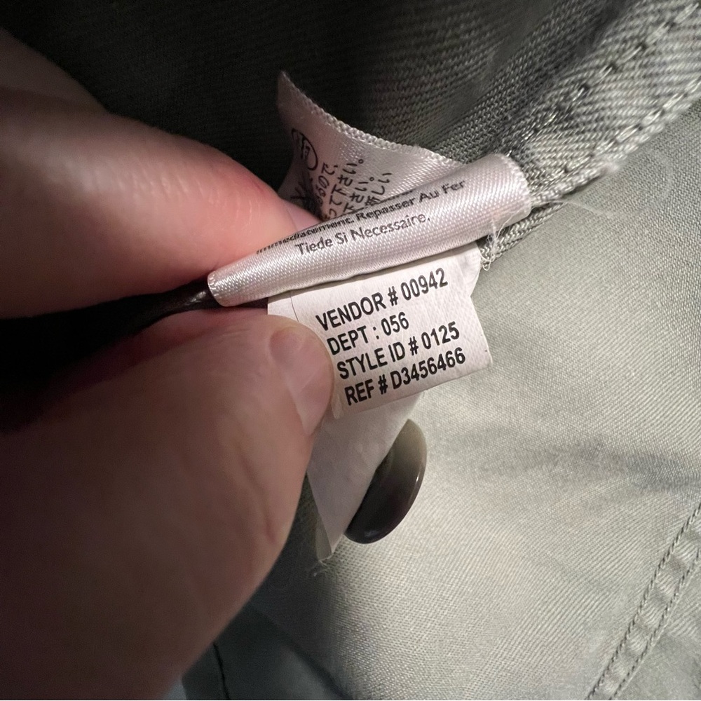 Eddie Bauer Womens Olive Green Army Military Style Utility Jacket Sz XL Cotton - Picture 8 of 16